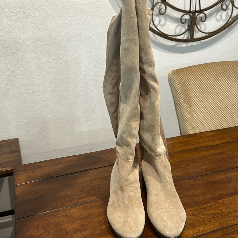 Lucky Brand suede calf boots